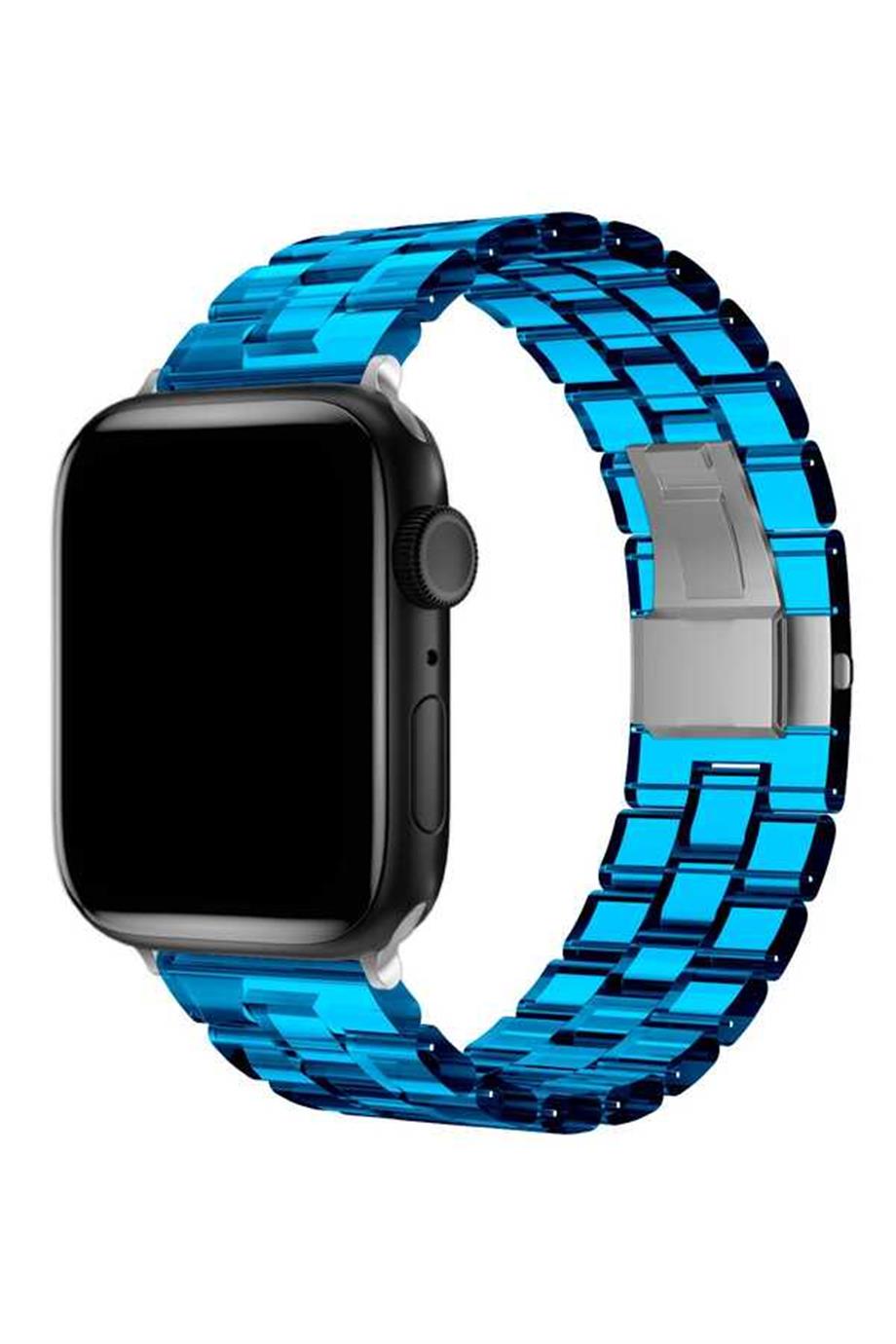  Apple Watch Ultra 49mm Kordon KRD-33 Strap Kayış  Mavi 