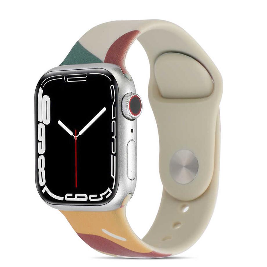 Apple Watch Ultra 49mm Kordon KRD-62 Silikon Strap Kayış  Green Mango 
