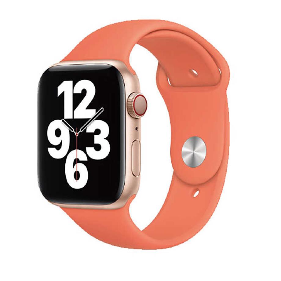  Apple Watch Ultra 49mm Kordon Wiwu Sport Band Silikon Strap Kayış  Turuncu 