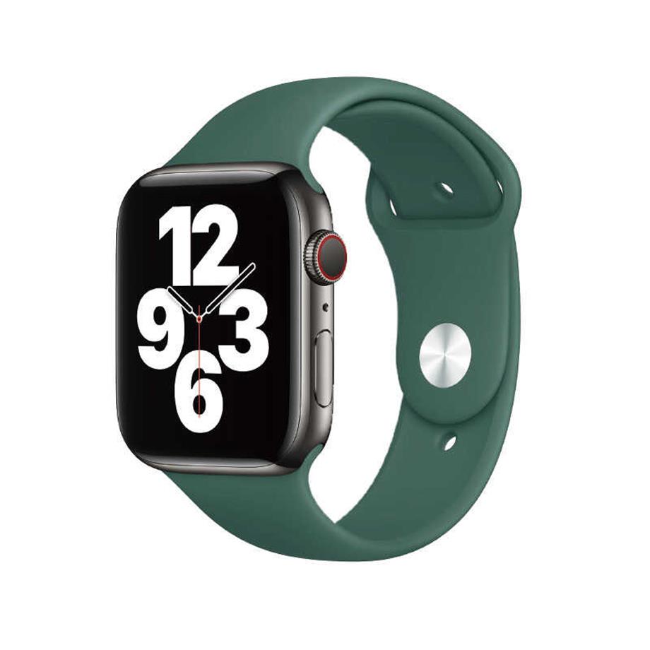  Apple Watch Ultra 49mm Kordon Wiwu Sport Band Silikon Strap Kayış  Yeşil 
