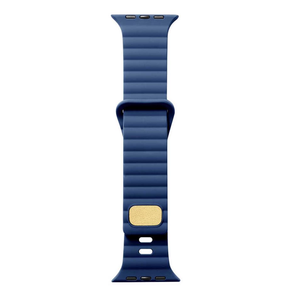  Apple Watch Ultra 49mm Zore KRD-73 Silikon Kordon  Lacivert 