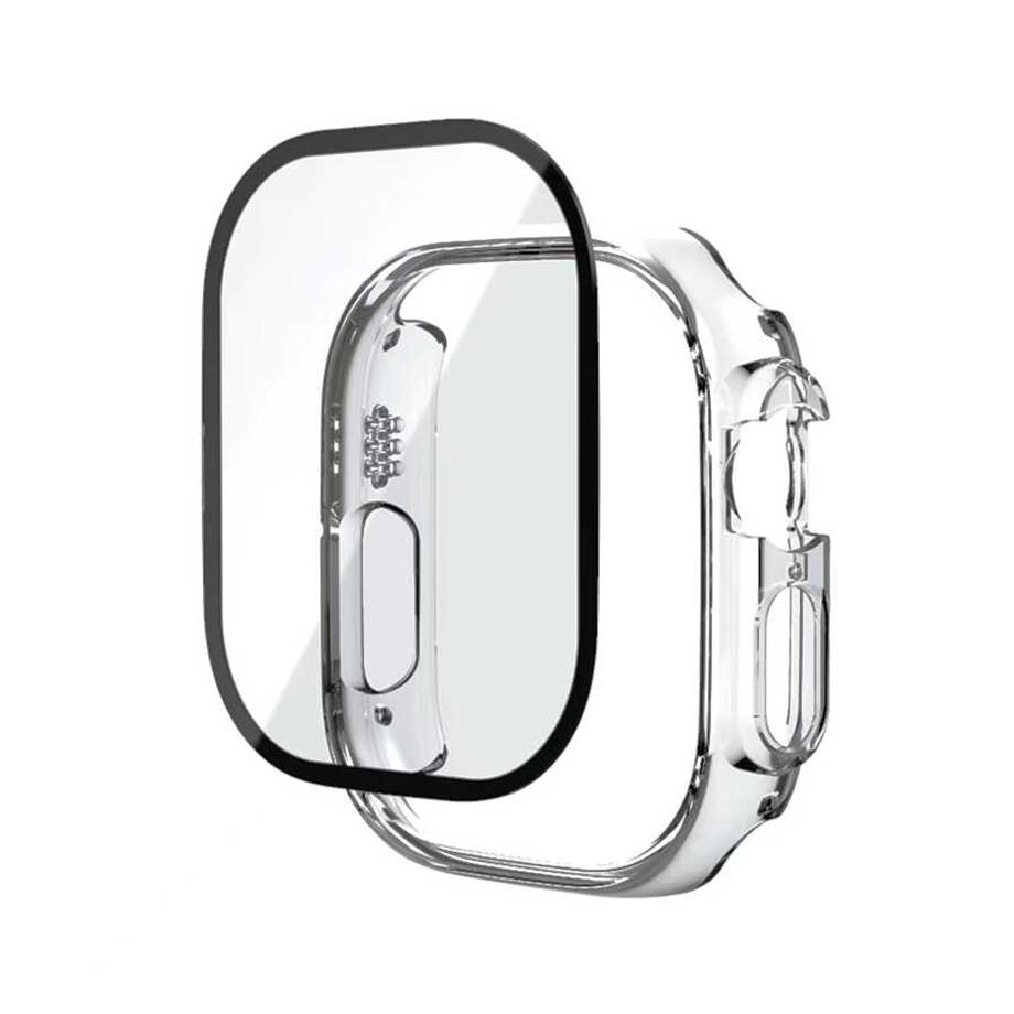 Apple Watch Ultra 49mm Zore Watch Gard + PMMA Şeffaf Kasa ve Ekran Koruyucu 