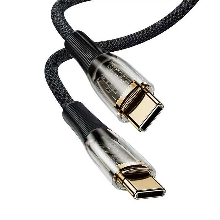  Benks D42 Şeffaf Görünümlü Type-C To PD Kablo 100W 1.2M 