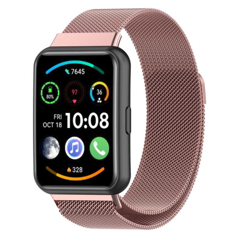  Huawei Watch Fit 2 KRD-01 Metal Kordon Pembe