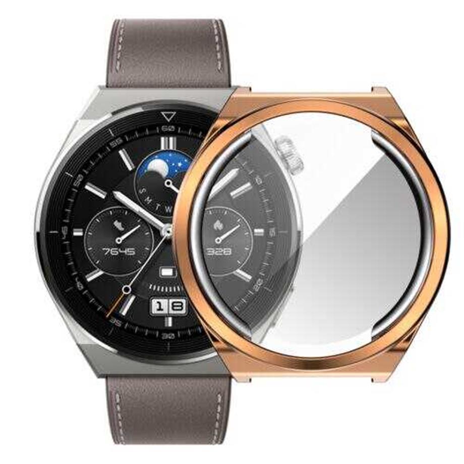  Huawei Watch GT 3 Pro 46mm Zore Watch Gard 02 Koruyucu Silikon 