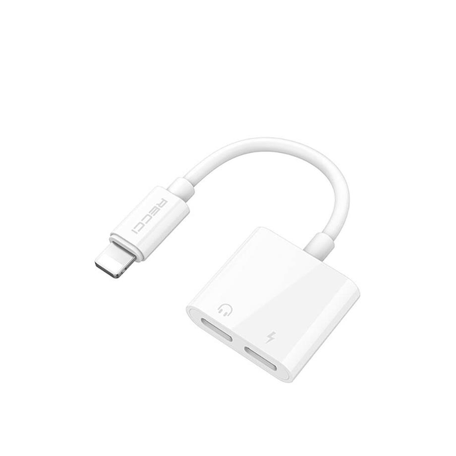  Recci RDS-A01 Lightning 2in1 Şarj ve Ses Adaptörü 