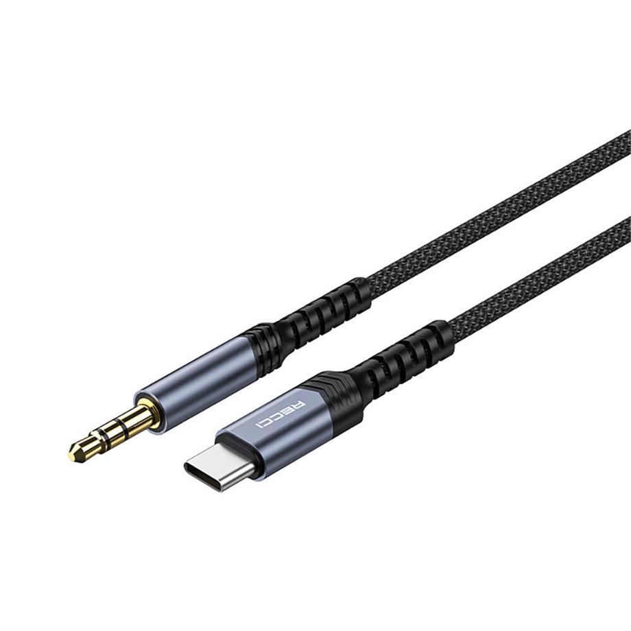  Recci RDS-A27 Type-C to 3.5mm AUX Audio Kablo 