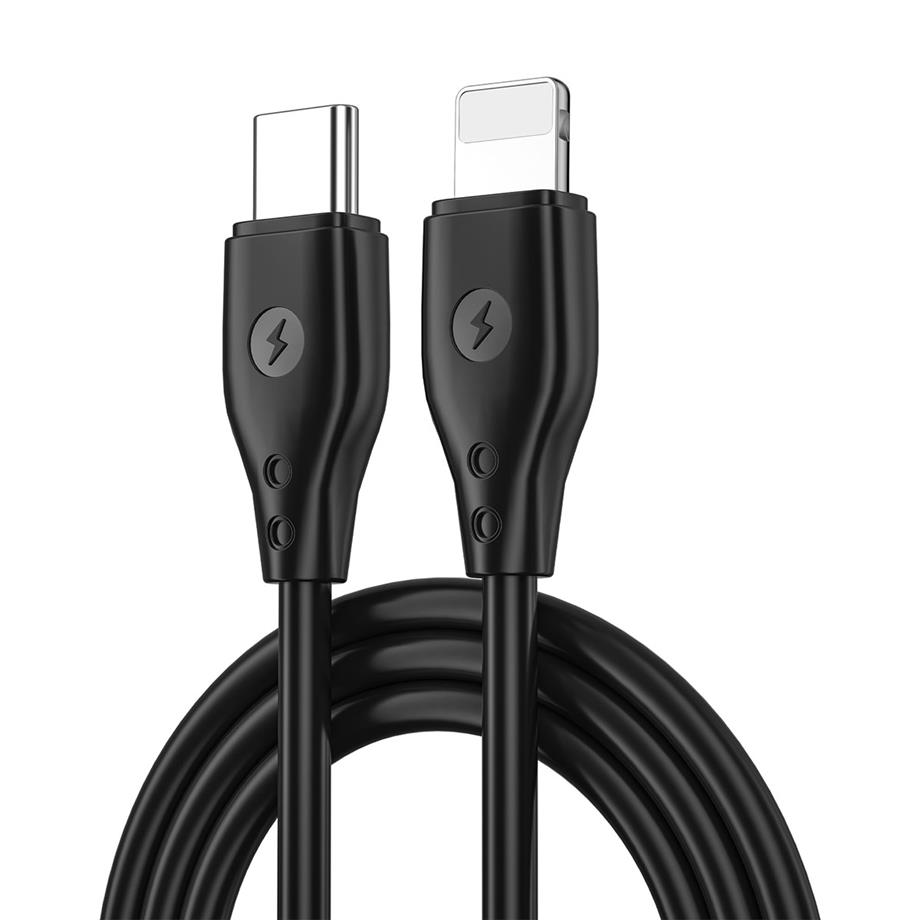  Wiwu Pioneer Wİ-C002 Ultra Esnek 30W Hızlı Şarj Özellikli Type-C to Lightning PD Kablo 1M 