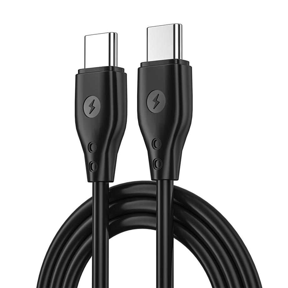 Wiwu Pioneer Wİ-C002 Ultra Esnek 67W Hızlı Şarj Özellikli Type-C To Type-C PD Kablo 1M 