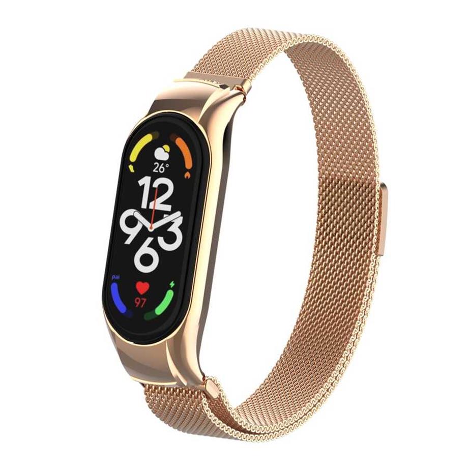  Xiaomi Mi Band 7 KRD-01 Metal Kordon RoseGold