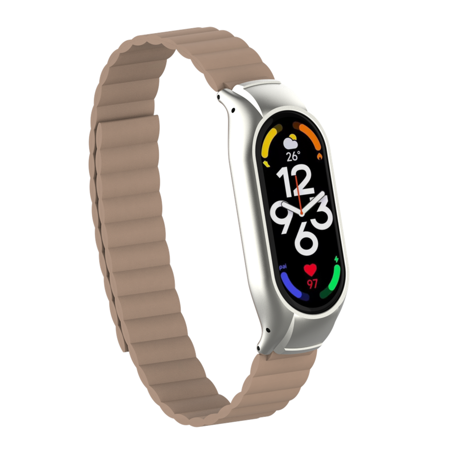  Xiaomi Mi Band 7 KRD-69 Kordon KahveAçık