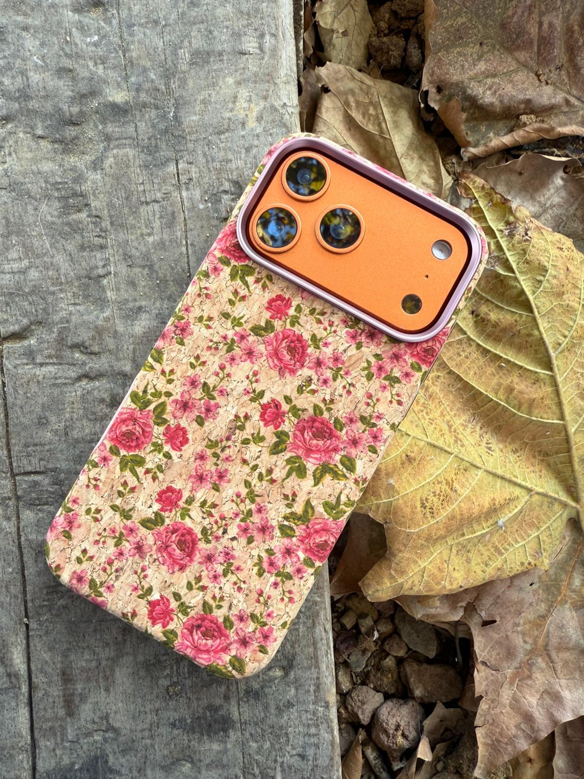 AIBELV  M-safe Şarj Özellikli Flower Desenli Premium Kılıf 
