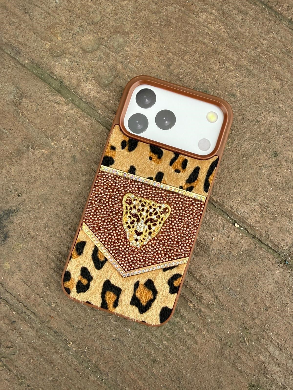 Elegance Leopar Style Silikon Kılıf Kahve Renkli
