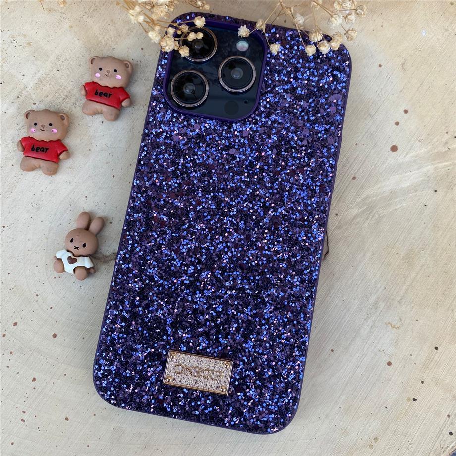 Full Nokta Taşlı Simli Exclusive Telefon Kılıfı Tasarım-6