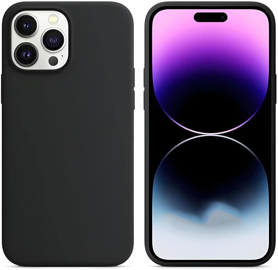 Liquid Lansman Silikon Telefon Kılıfı Siyah Renkli