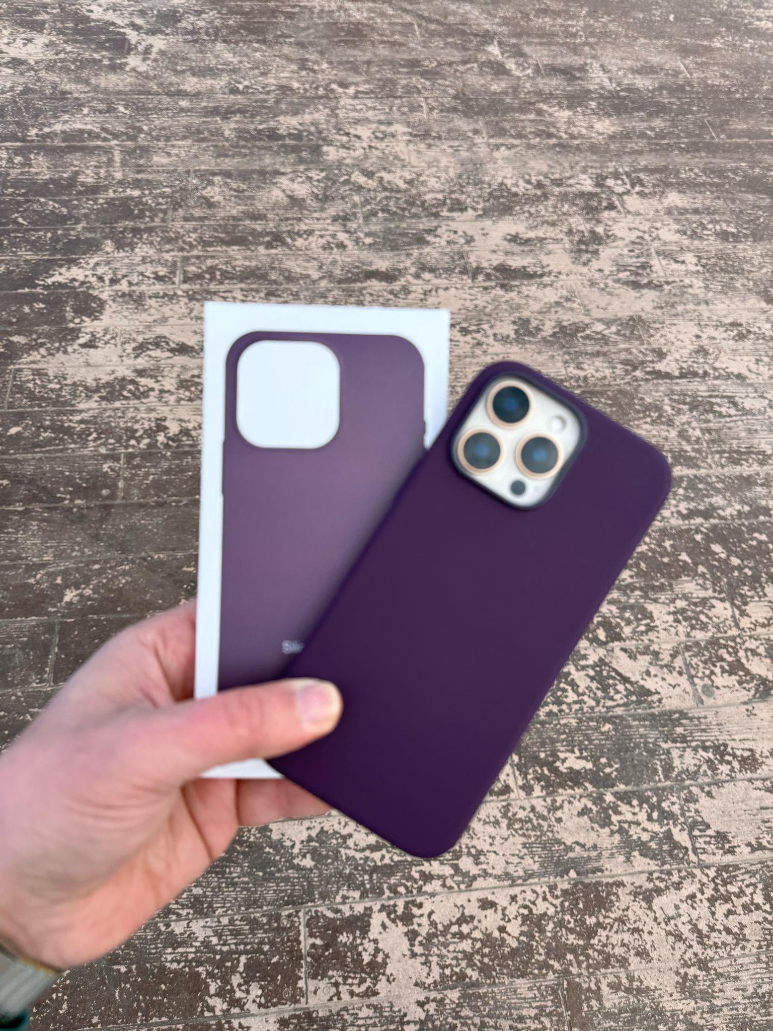 Magsafe Özellikli Silinebilir Original Lansman Telefon Kılıfı Mor Renkli