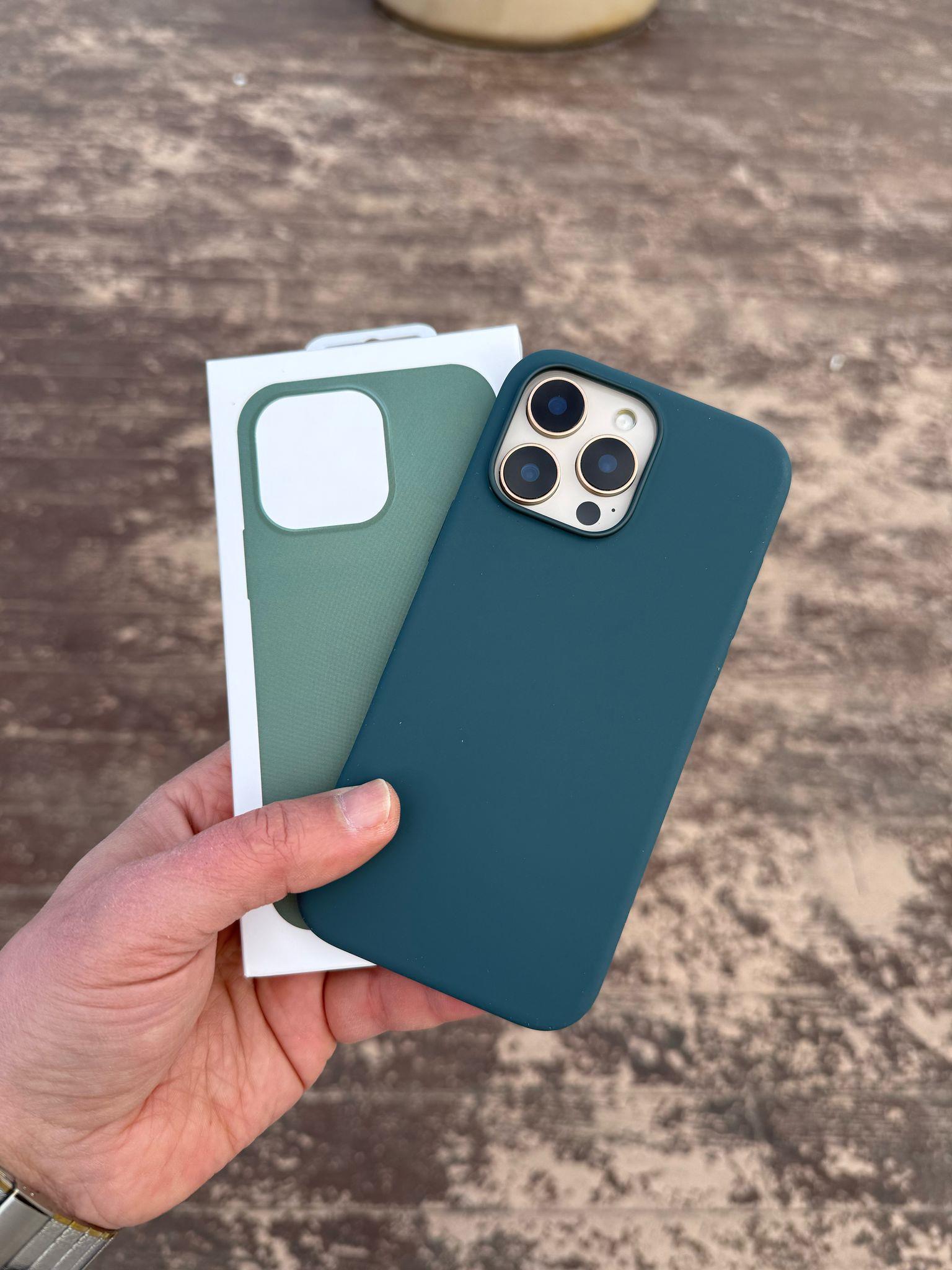 Magsafe Özellikli Silinebilir Original Lansman Telefon Kılıfı Yeşil Renkli