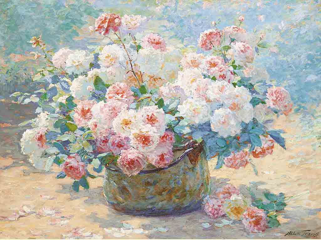 Abbott Fuller Graves’in “Flower” Eseri: Çiçeklerin Zarafeti ve Empresyonist Bir Dokunuş
