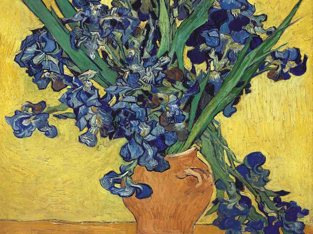 Vincent Van Gogh’un “Irises” (Süsenler) Eseri: Doğanın Zarafeti ve Renklerin Dansı