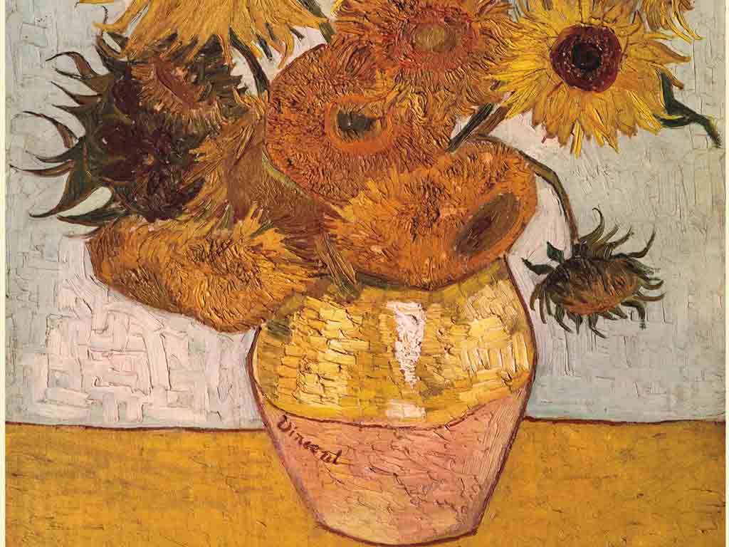 Vincent van Gogh’un “Vase with Twelve Sunflowers” (On İki Ayçiçeği ile Vazo) Eseri: Renklerin ve Hayatın Dansı