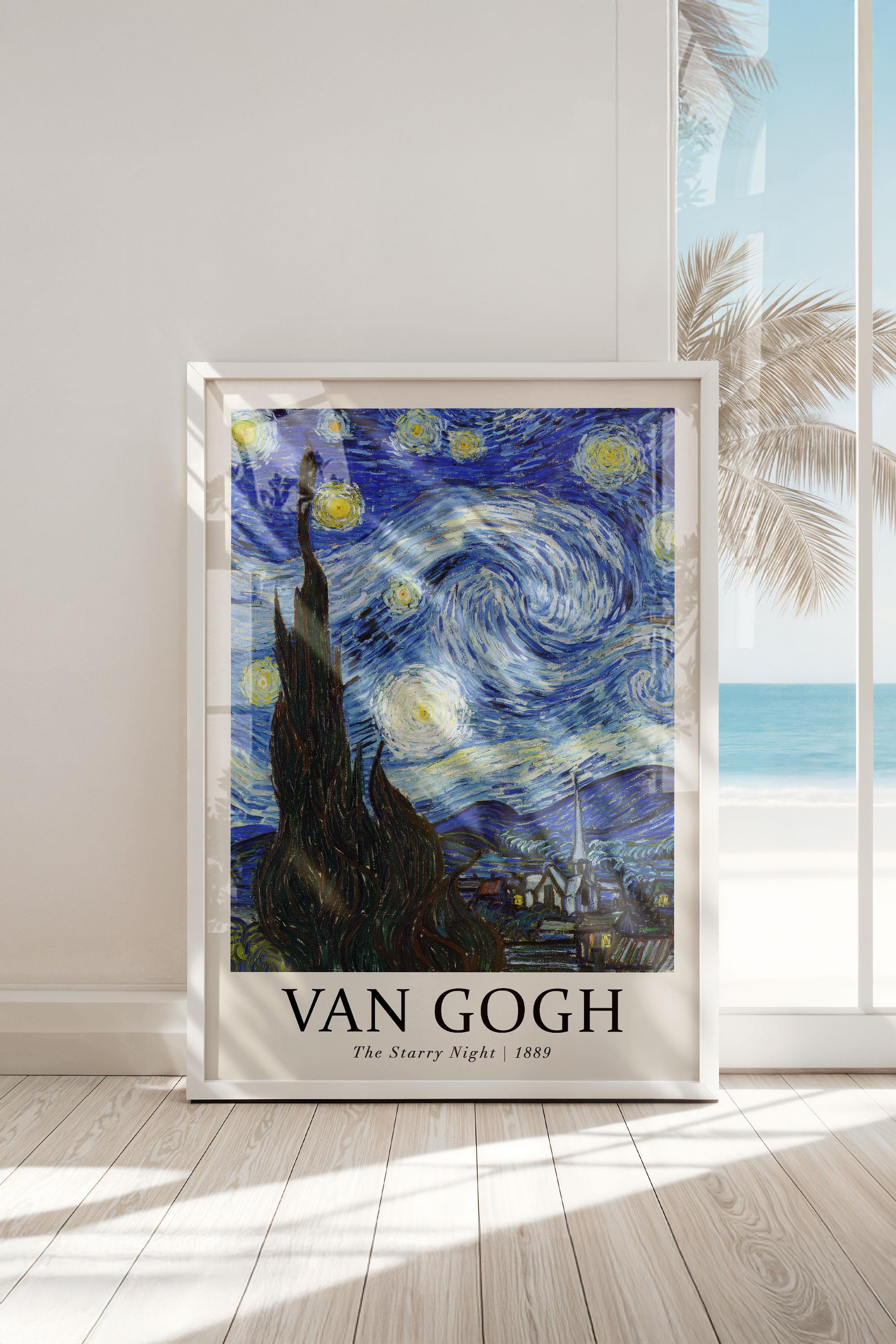 Van Gogh Yıldızlı Gece Tablosu