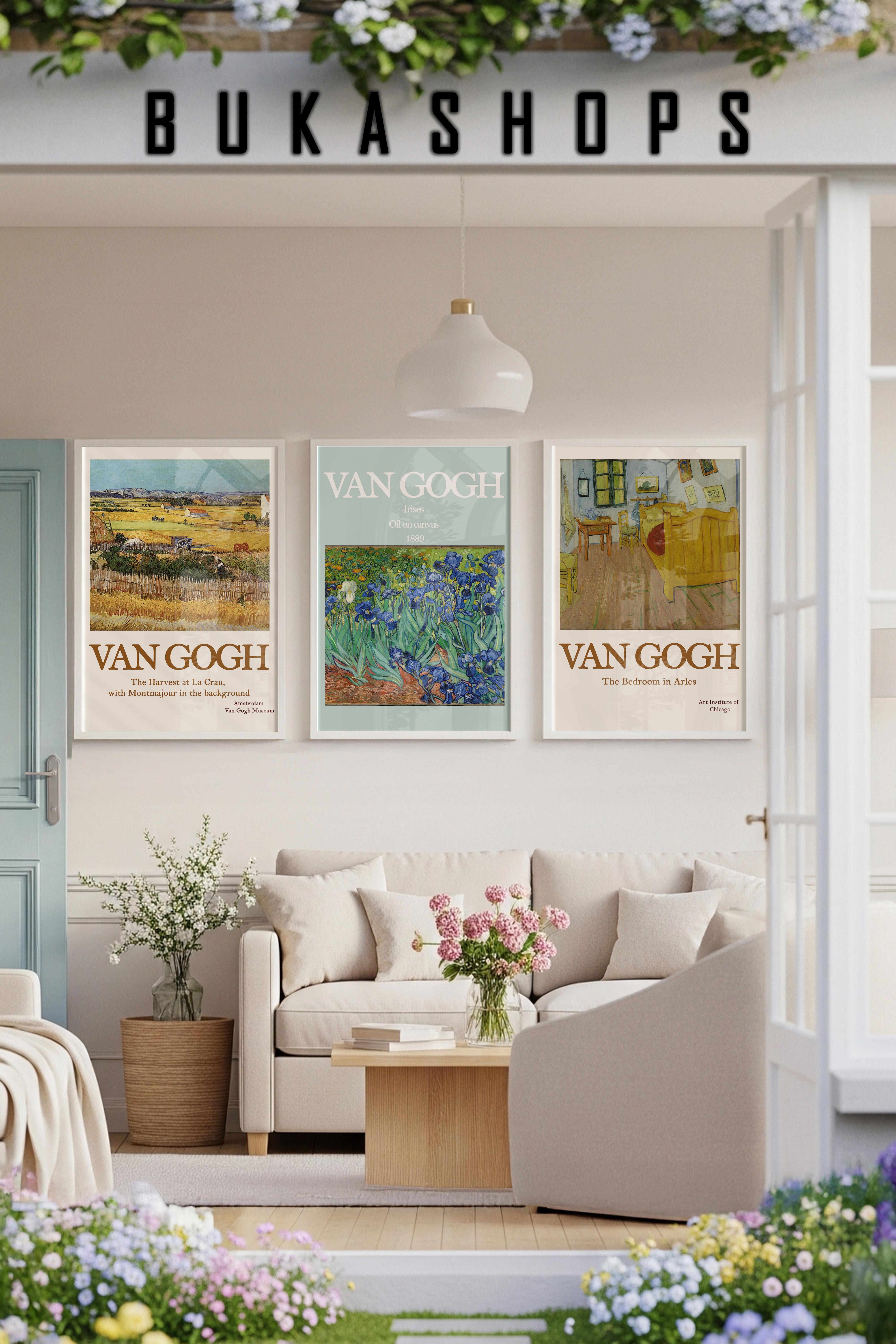 Van Gogh Efsane Eserler 3'lü Set (İrisler dahil)