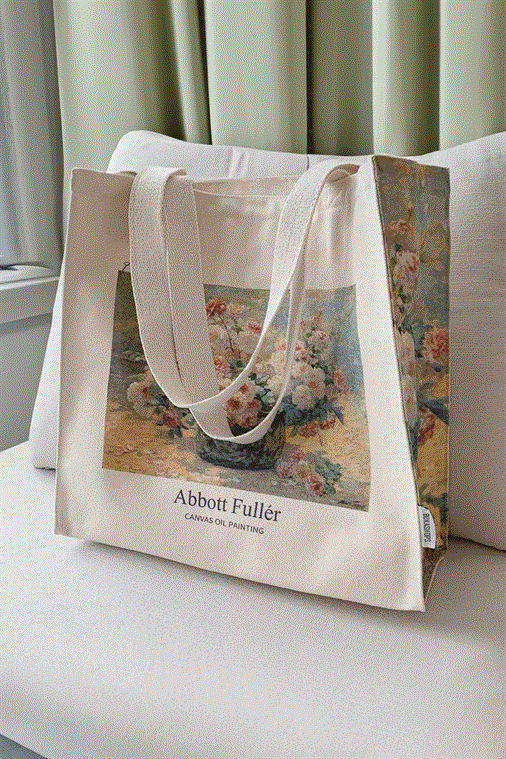 Abbott Fuller Tote Bag Kanvas Çanta 