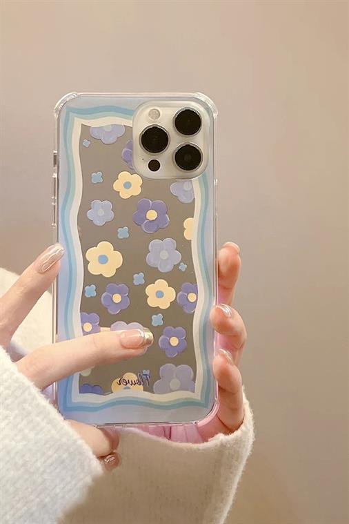 Bahar Çiçekleri Aynalı Iphone 11 Telefon Kılıfı 