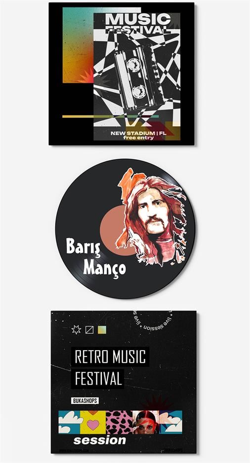 Barış Manço Plak Duvar Dekoru