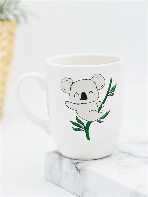 Beyaz Koala Kupa