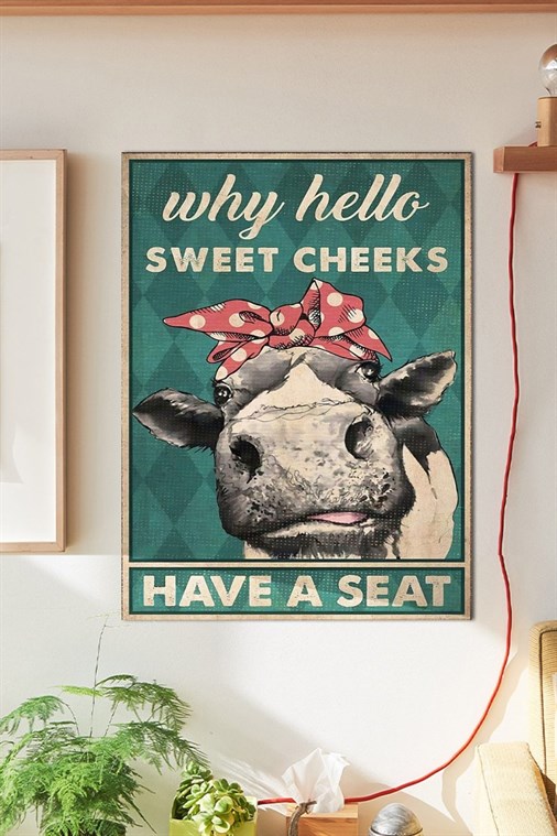 Hello Sweet Cheeks Duvar Posteri Büyük Boy 45x30 Cm