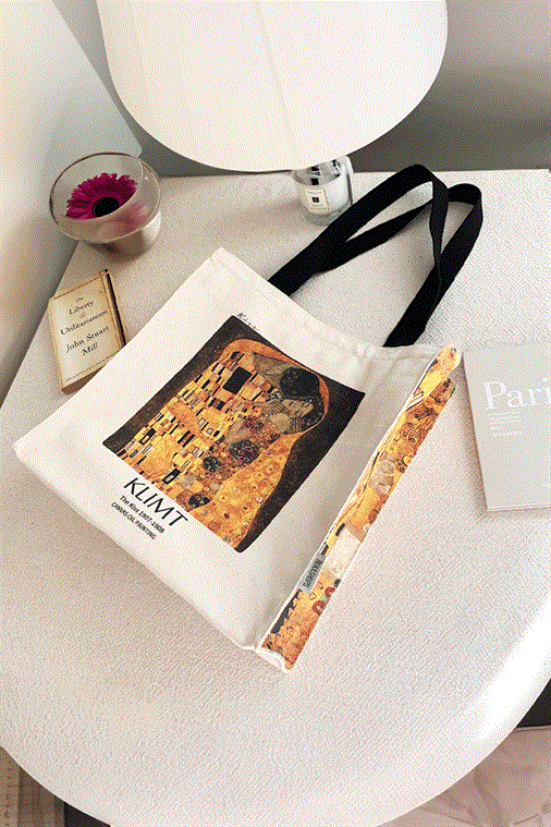 Klimt Tote Bag Kanvas Çanta 