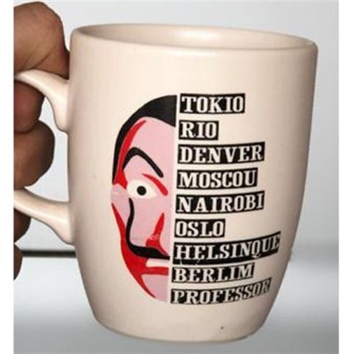 La Casa De Papel Beyaz Kupa