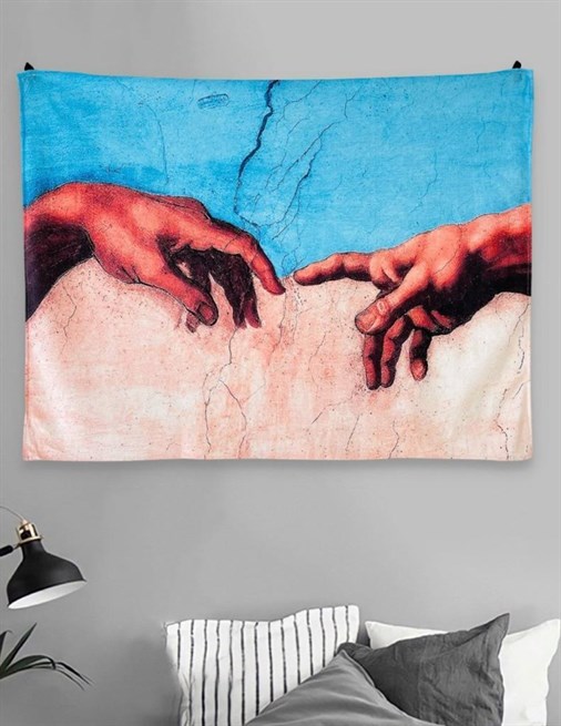 Renkli Michelangelo Duvar Halısı 70x90 cm