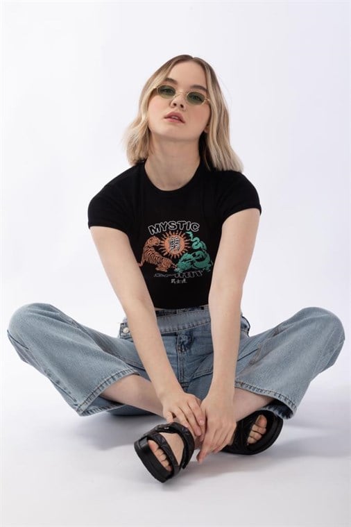 Siyah Mystic Spirit Crop Body