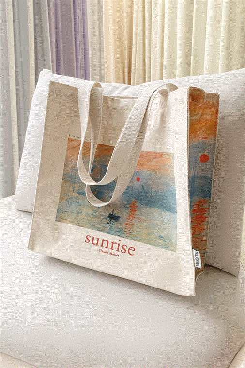 Sunrise Tote Bag Kanvas Çanta 