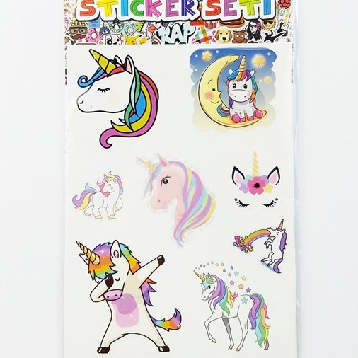 Unicorn Sticker Seti