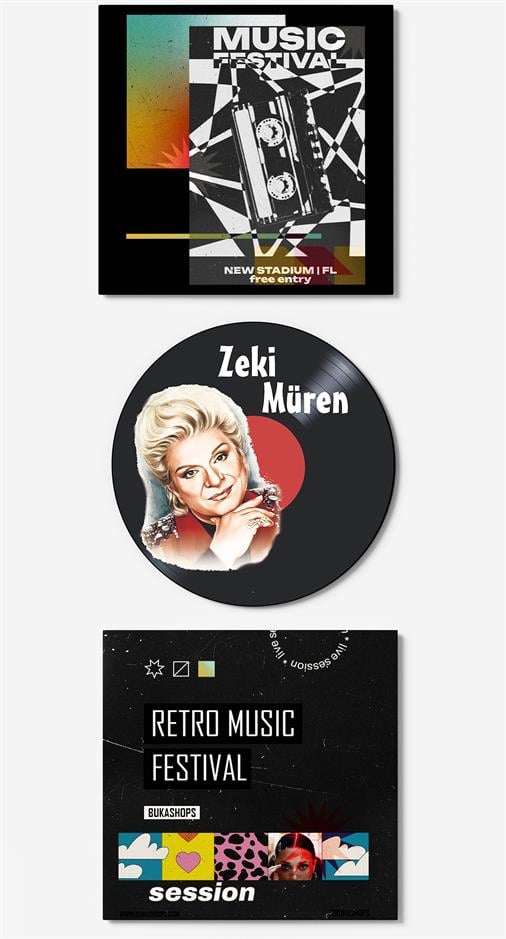 Zeki Müren Plak Duvar Dekoru