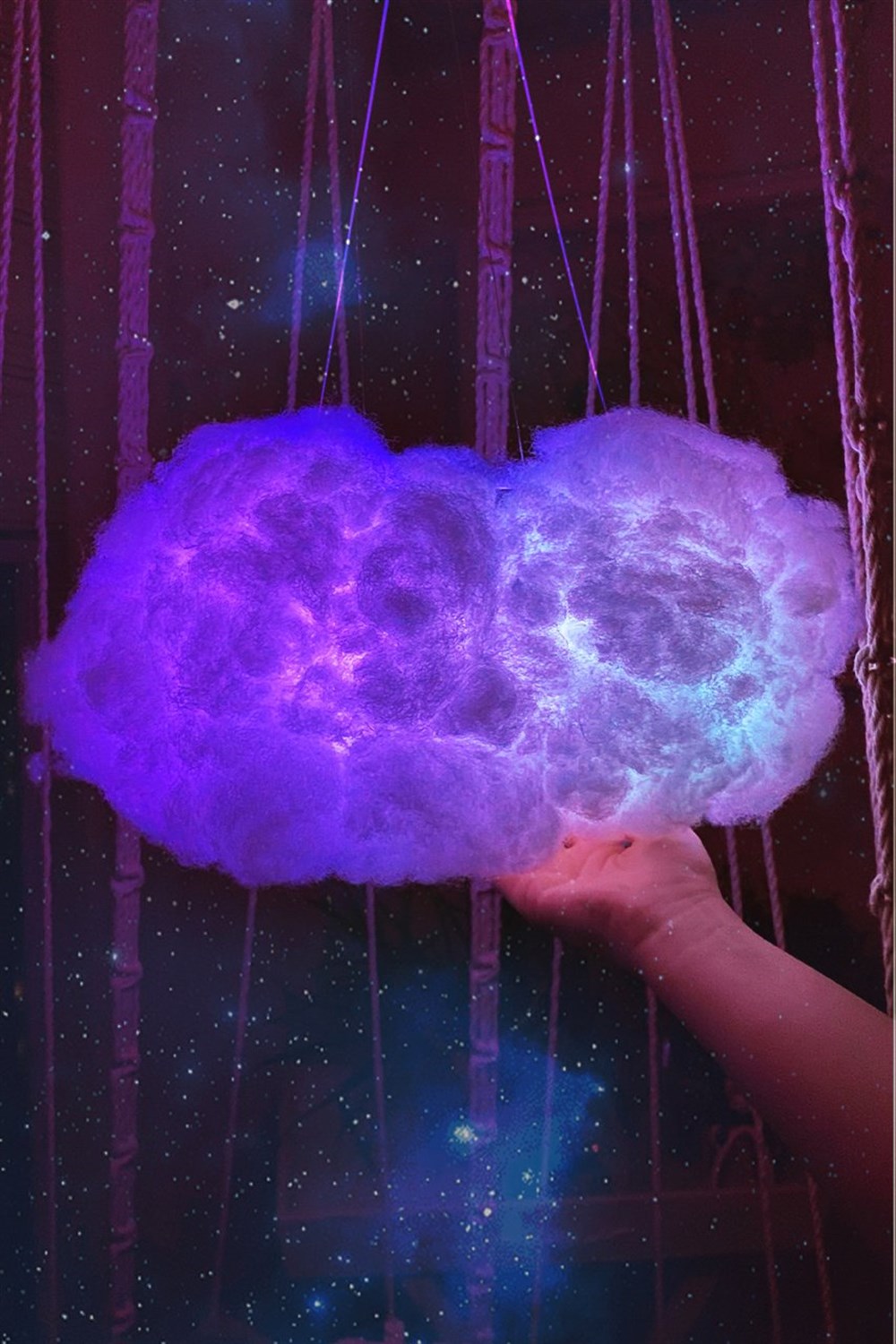 3D Renkli Bulut Gece Lambası | Bukashops.com