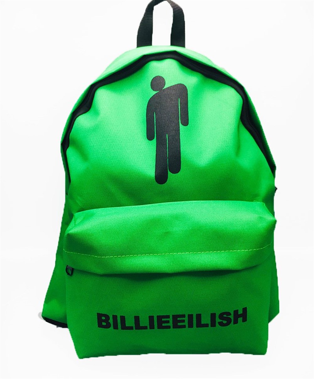 Billie Eilish Yeşil Sırt Çantası | Bukashops.com