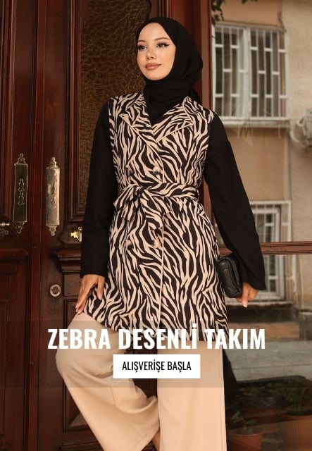 ZEBRA DESENLİ TAKIM
