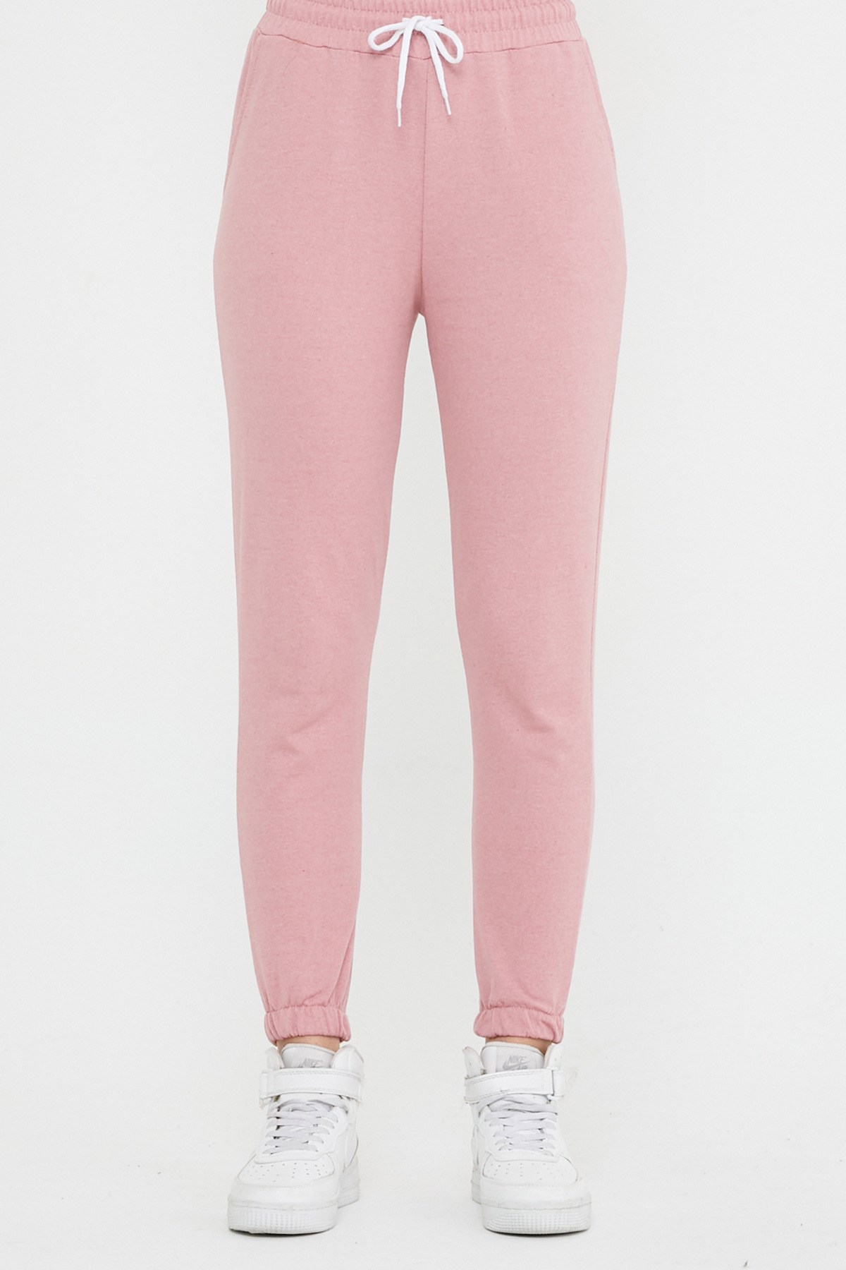 Beli Lastikli Eşofman Pembe 5995