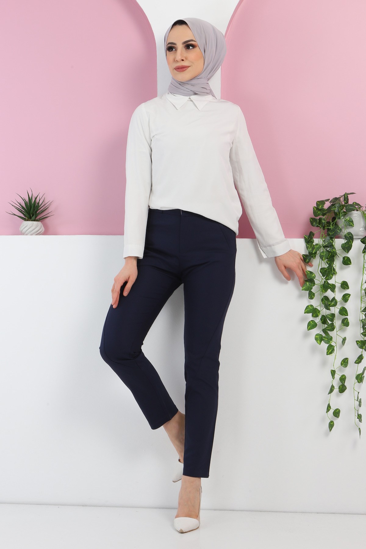 Dar Paça Pantolon Lacivert 6023