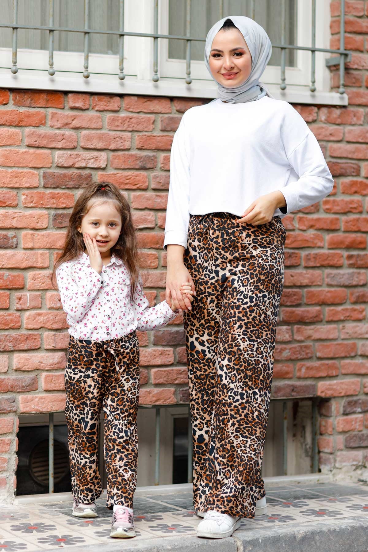 Desenli Anne Pantolon Vizon 10627