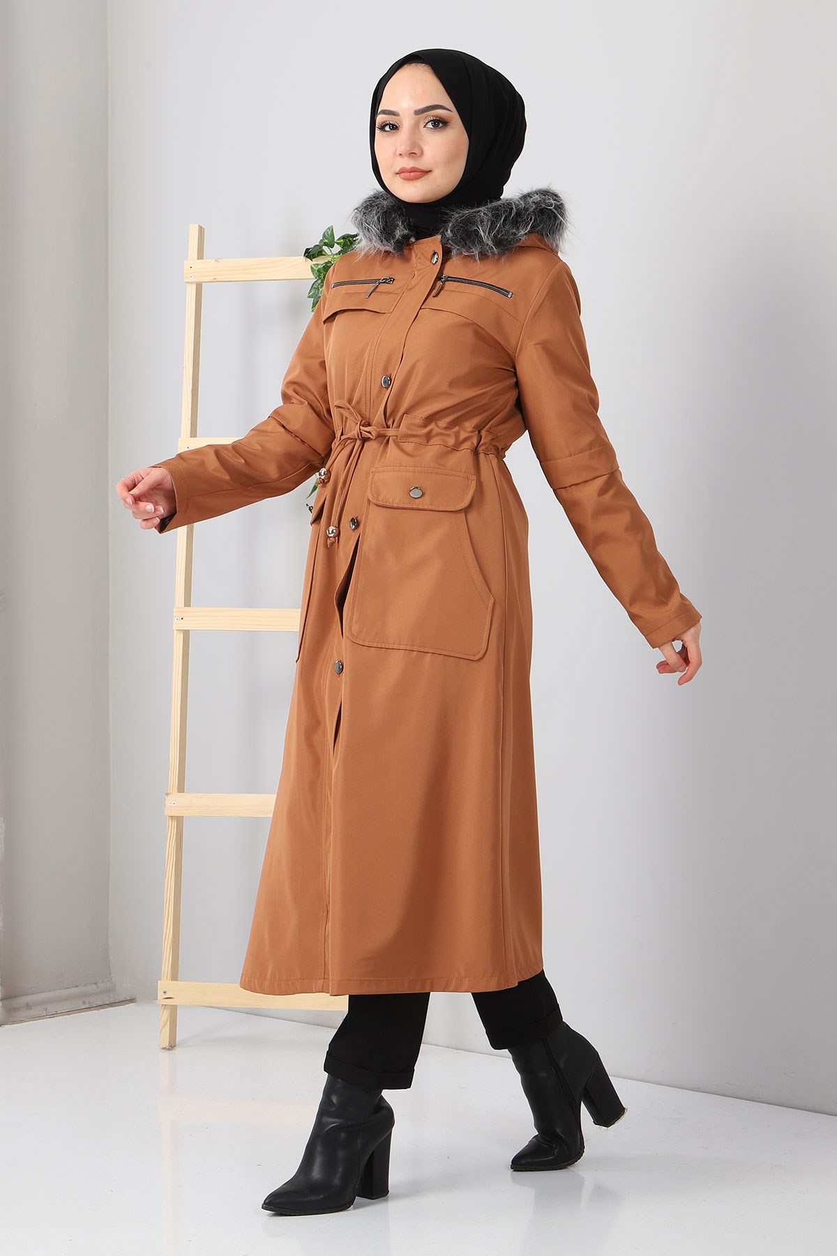 Fermuar Detaylı Mont Taba 10348