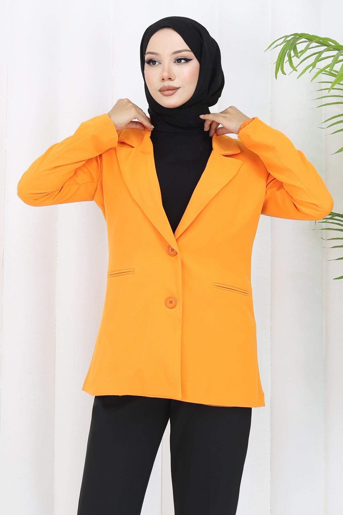 Kadın Ceket Turuncu 6146