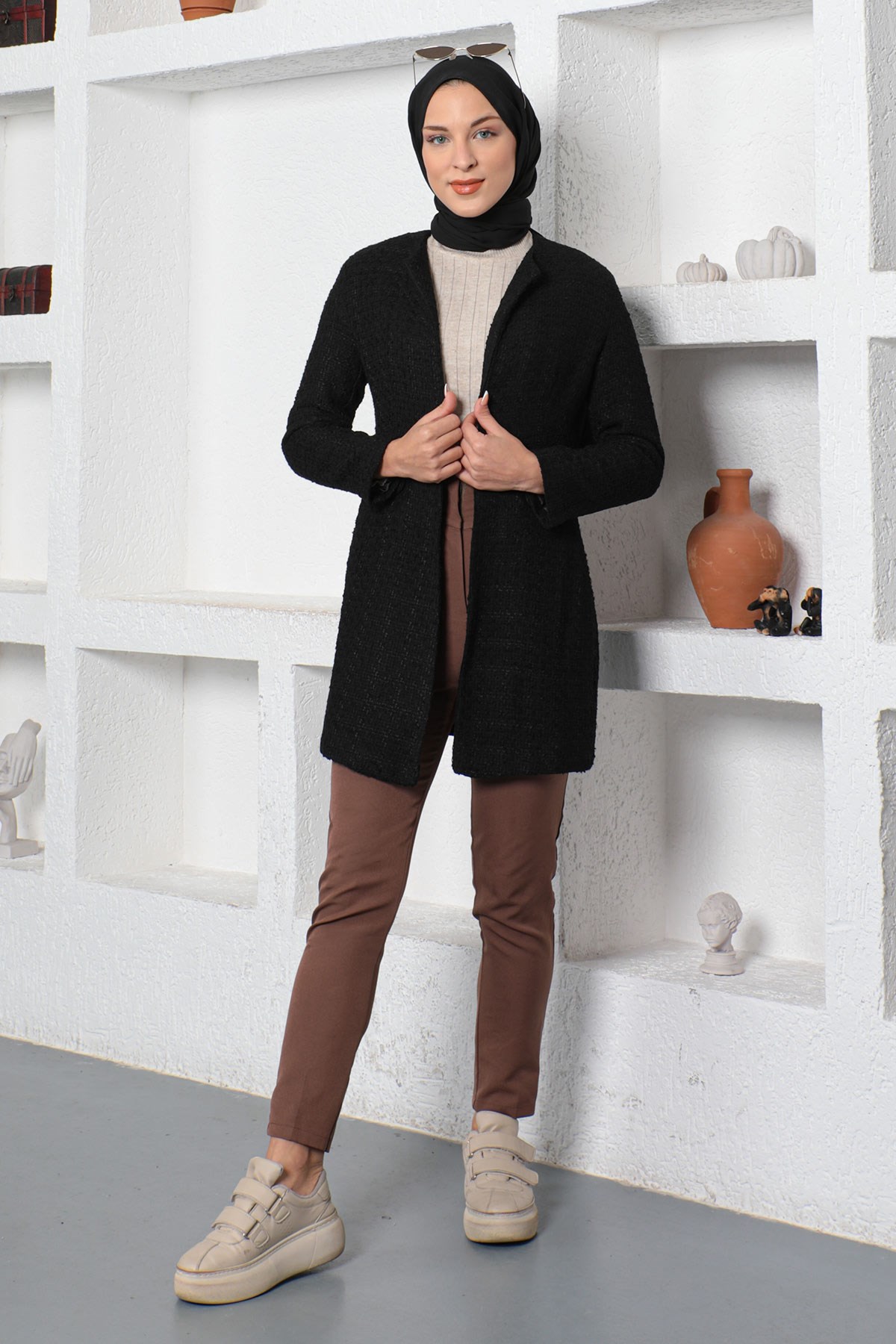 Tüvit Ceket Siyah 6053