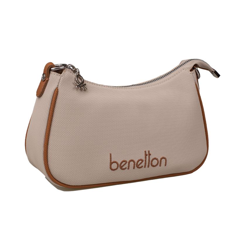 Benetton Bej  Kadın Nano Çapraz Çanta BNT 1600