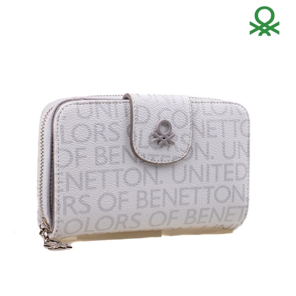 Benetton Beyaz Kadın Cüzdan BNT 744