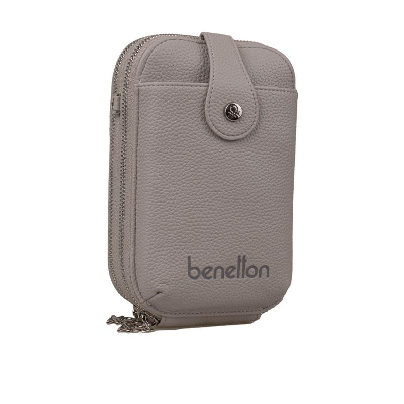 Benetton Füme  Floter Kadın Çapraz Küçük Boy Çanta BNT 1500